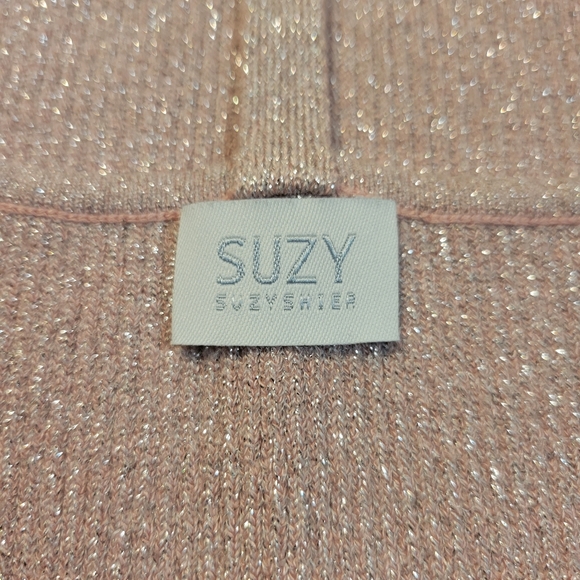 Suzy Shier Sparkly Pink Halter Top - Picture 8 of 10